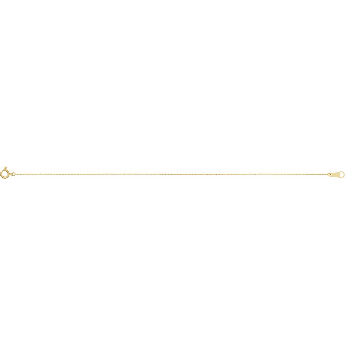 .5 mm Diamond-Cut Cable Chain Bracelet (.5 Mm / 7 In) - gallery - Series CH1263