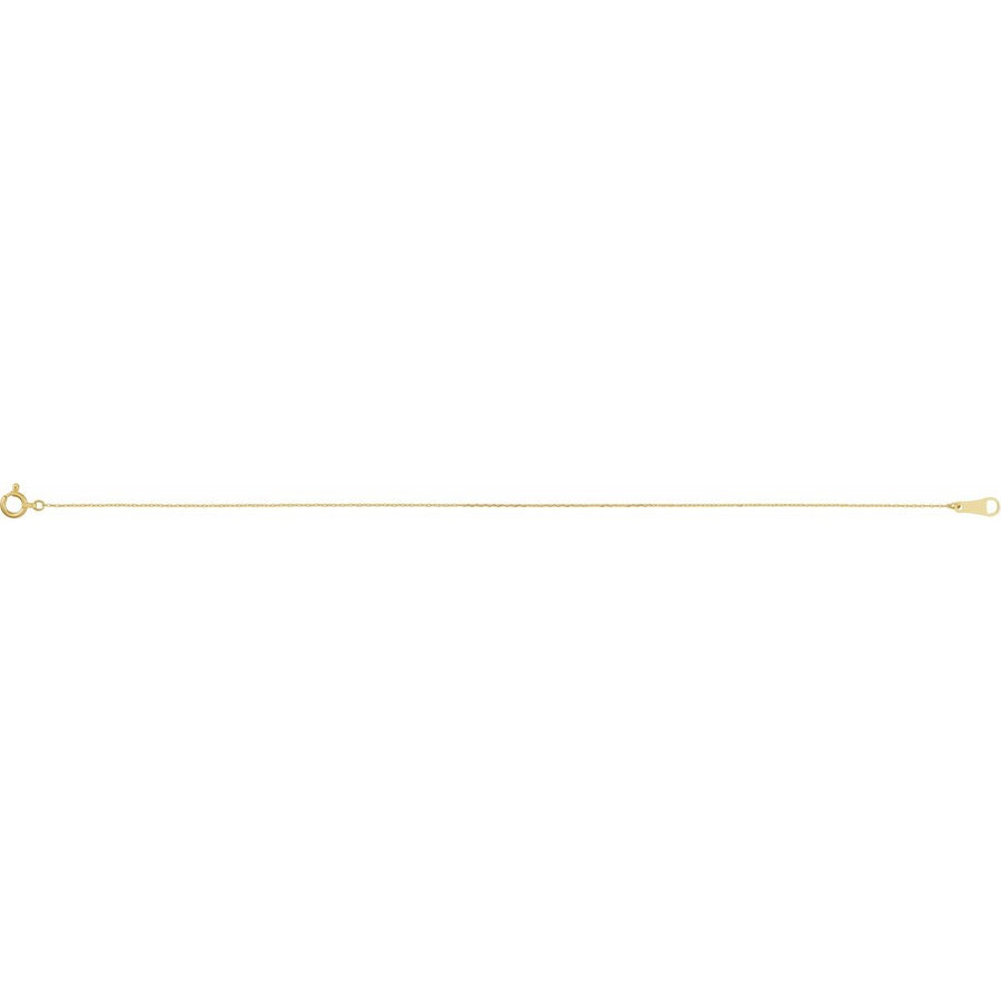 .5 mm Diamond-Cut Cable Chain Bracelet (.5 Mm / 7 In) - gallery - Series CH1263