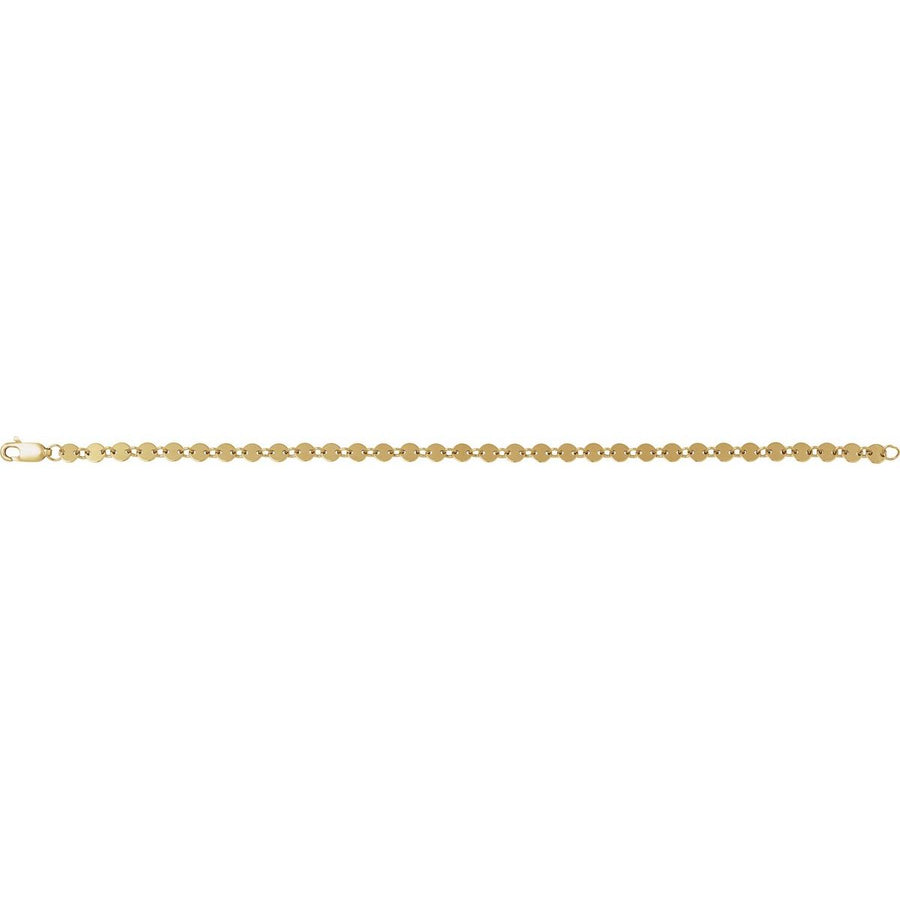 4 mm Mirror Chain Bracelet (4 Mm / 7 In) - gallery - Series CH1268
