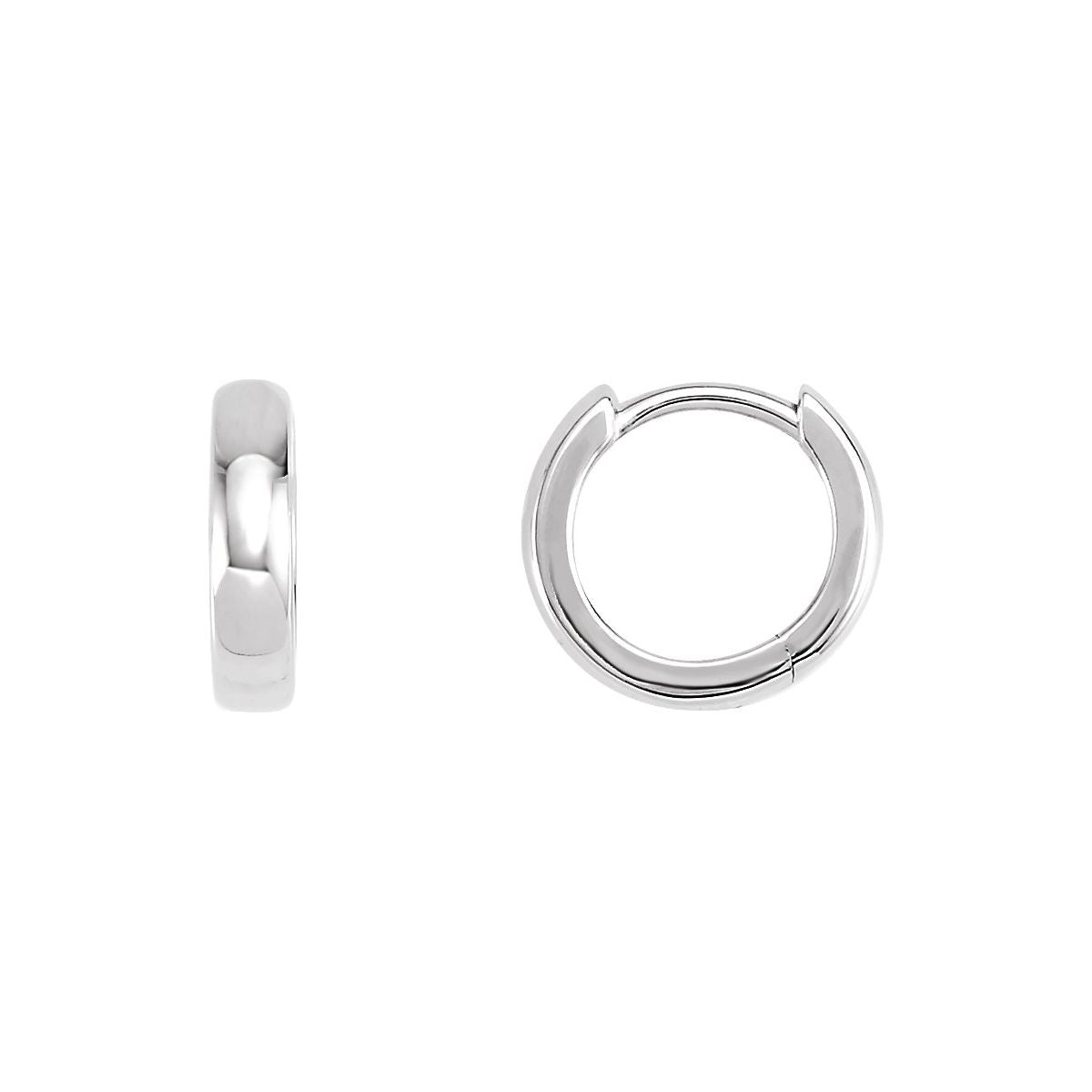 Hinged Hoop Earrings (10 Mm)