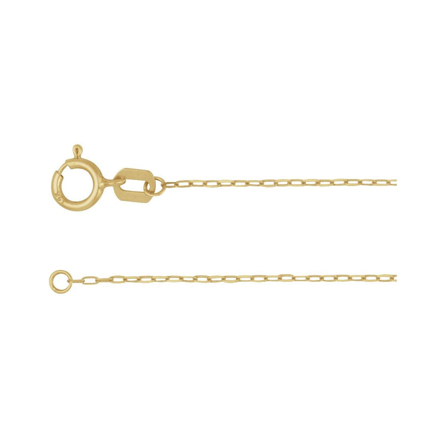 .85 mm Paperclip-Style Chain Bracelet (.85 Mm / 7 In) - Series CH1284