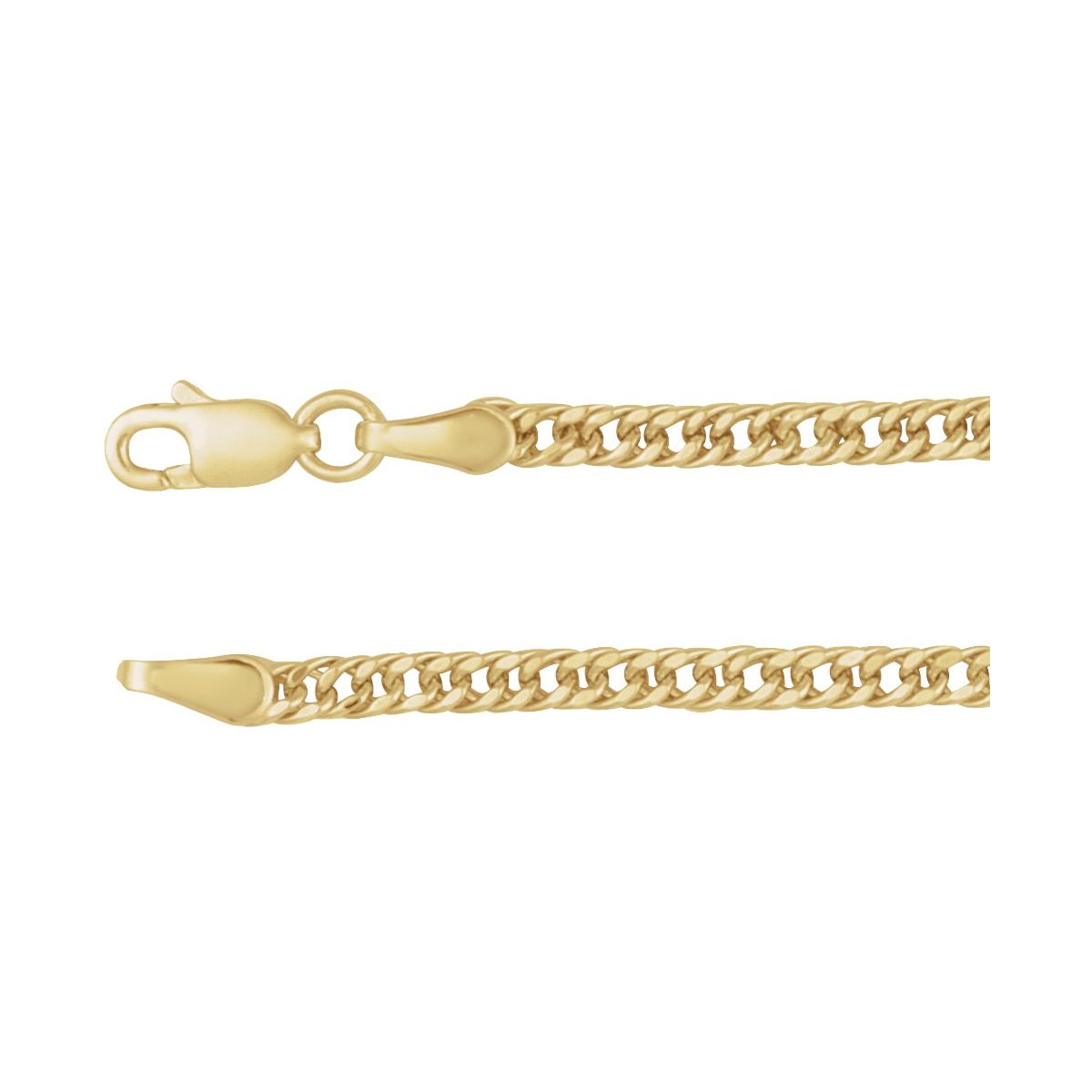 2.7 mm Curb Chain Bracelet (2.7 Mm / 7 In) - Series CH1282
