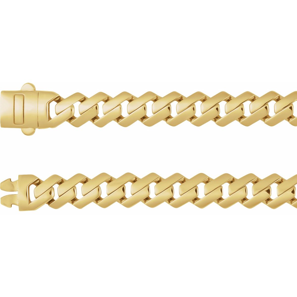 7.4 mm Monaco Edge Curb Chain Bracelet (7.4 Mm / 8 1/4 In) - Series CH1285