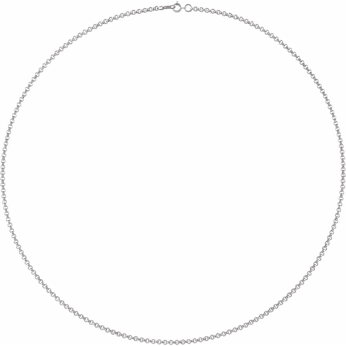 2 mm Rolo Chain Bracelet (2 Mm / 7 In) - gallery - Series CH432