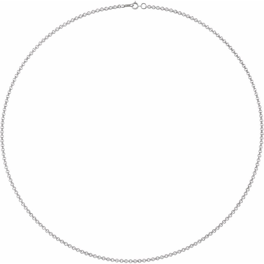 2 mm Rolo Chain Bracelet (2 Mm / 7 In) - gallery - Series CH432