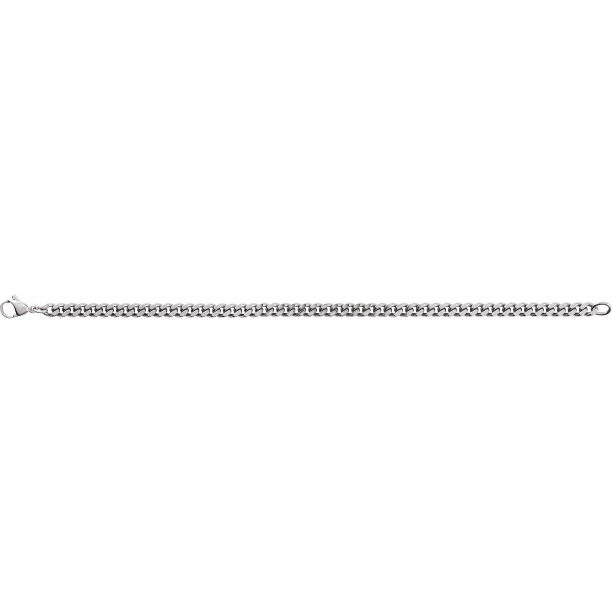 5.3 mm Curb Chain Bracelet (5.3 Mm / 8 In) - gallery - Series CH1287
