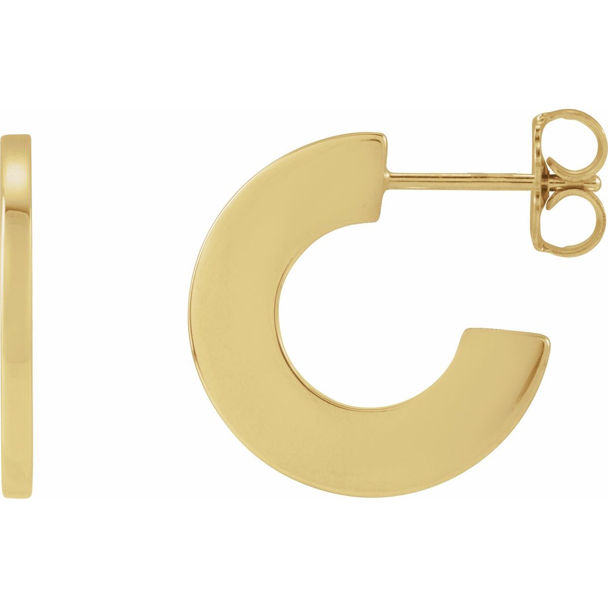 Geometric Hoop Earrings (16 Mm)