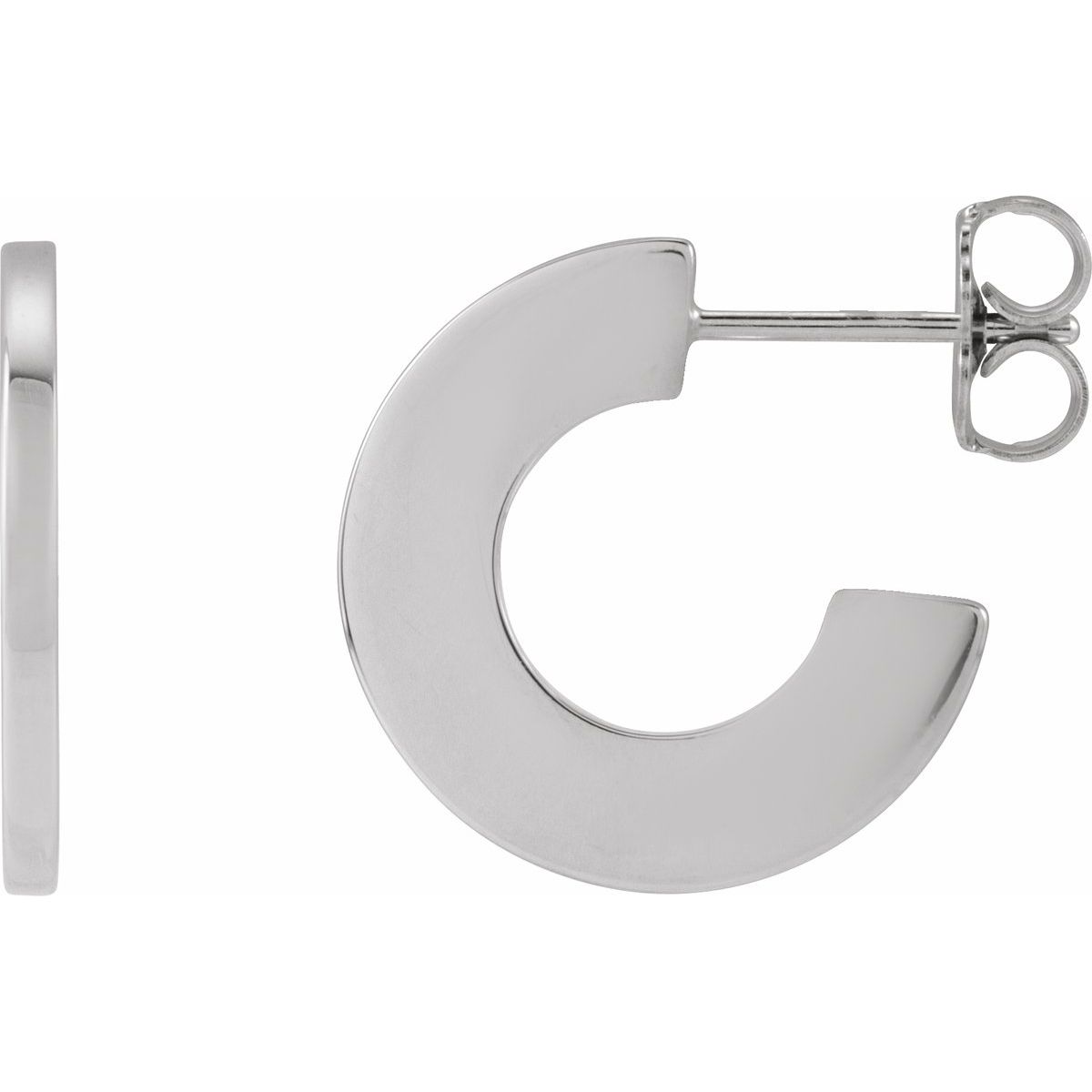 Geometric Hoop Earrings (16 Mm)