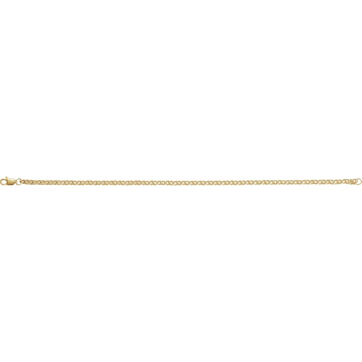 2.8 mm Cable Chain Bracelet (2.8 Mm / 7 In) - gallery - Series CH1223