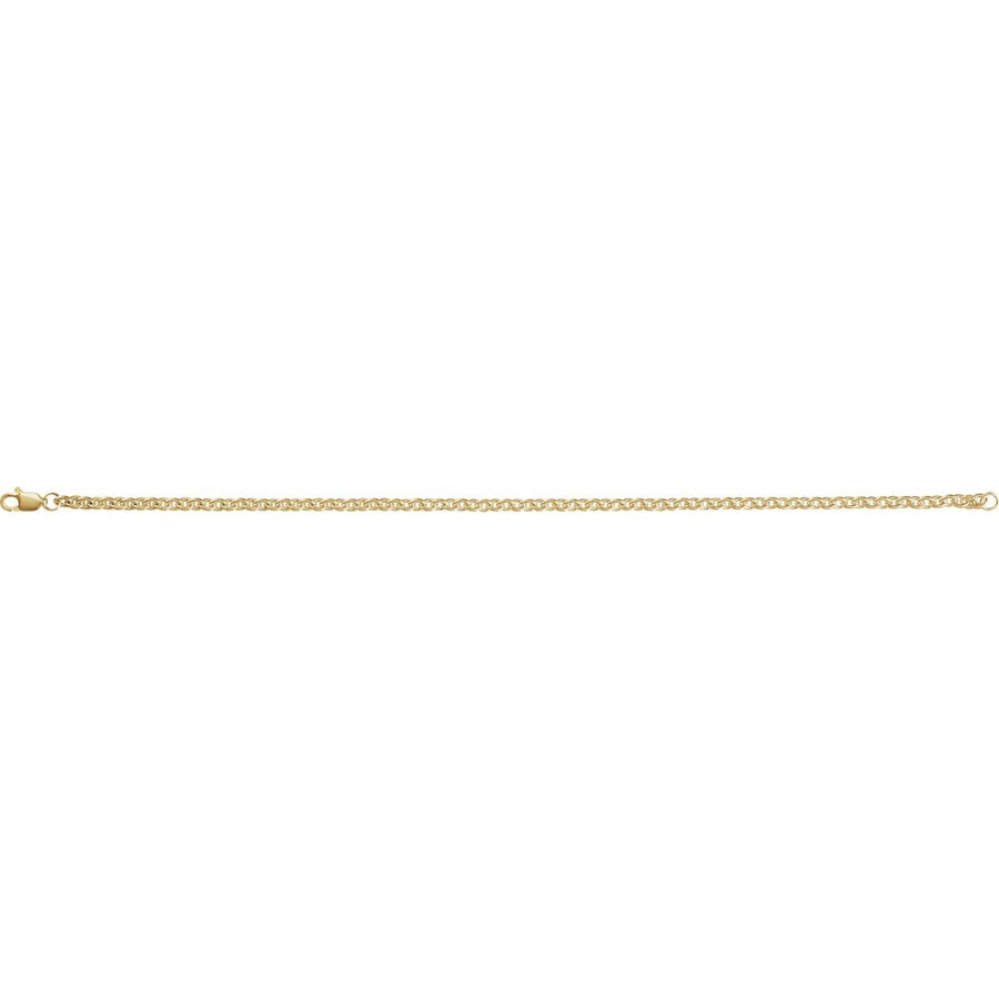 2.8 mm Cable Chain Bracelet (2.8 Mm / 7 In) - gallery - Series CH1223