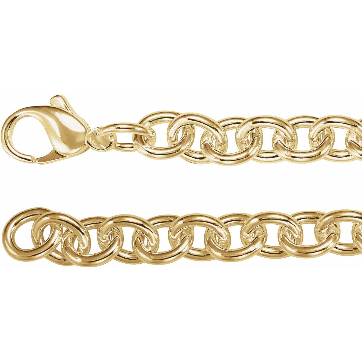 7.75 mm Cable Chain Bracelet (7.75 Mm / 8 1/2 In) - 14K Yellow Gold-Filled - Series CH441