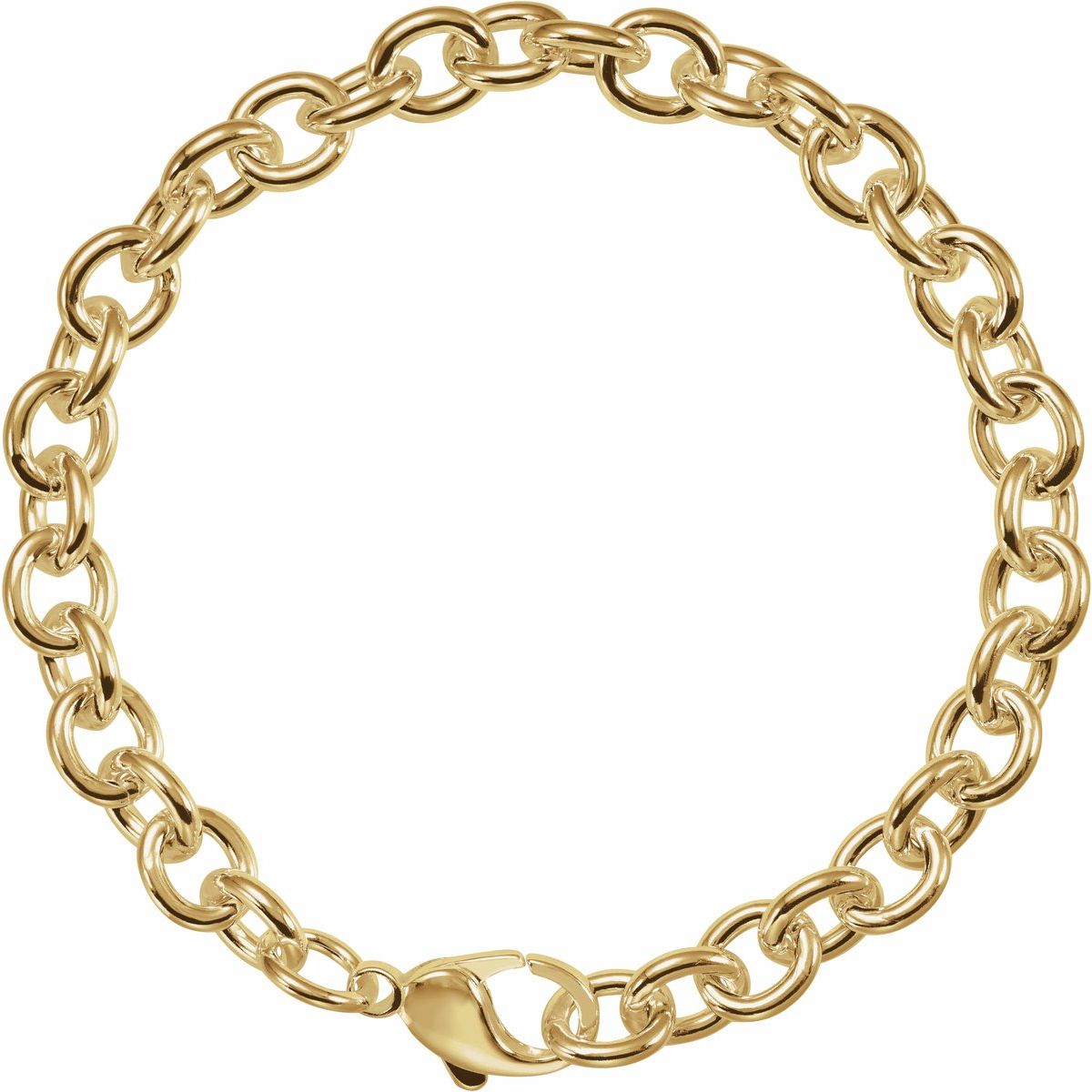 7.75 mm Cable Chain Bracelet (7.75 Mm / 7 1/2 In) - gallery - Series CH441