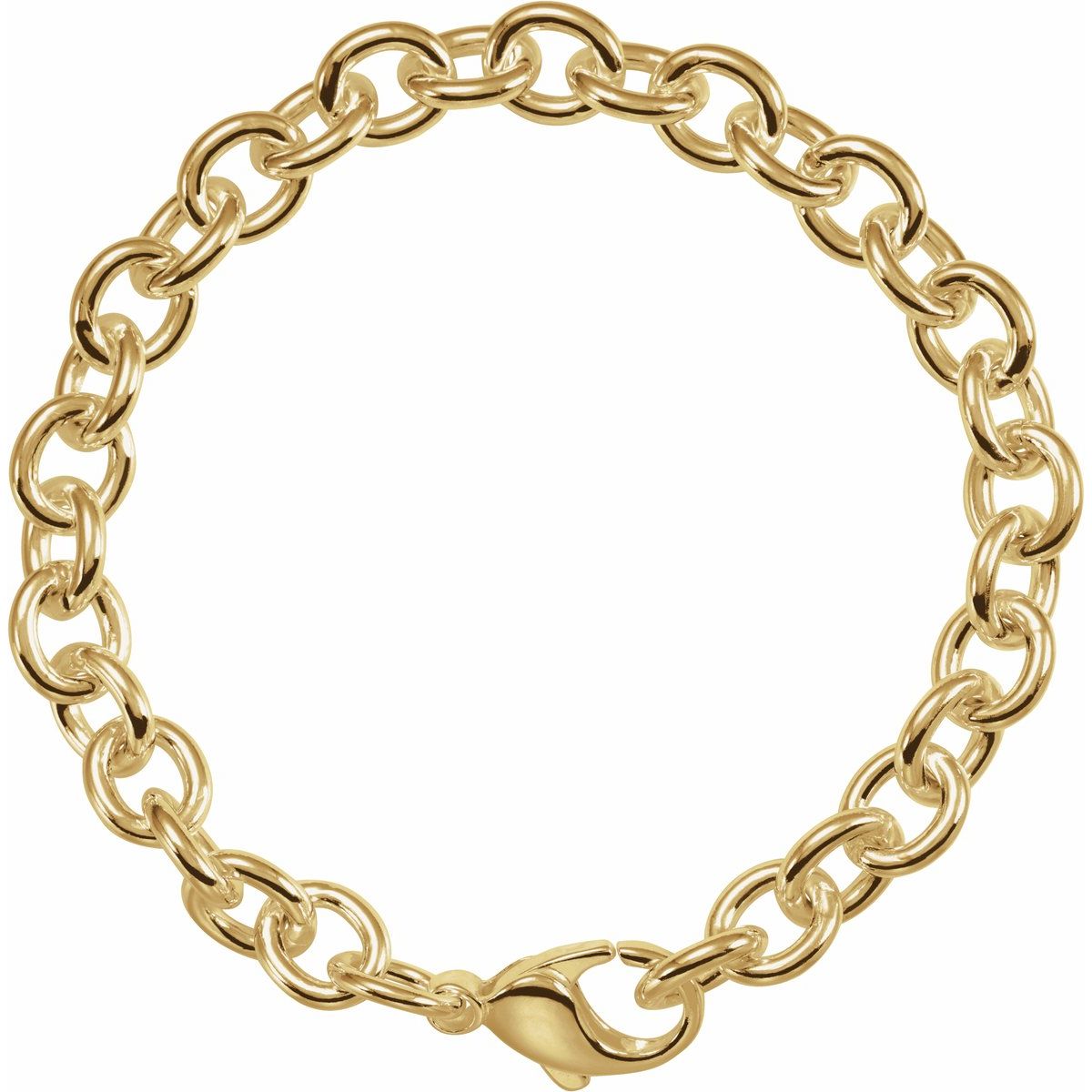 7.75 mm Cable Chain Bracelet (7.75 Mm / 8 1/2 In) - gallery - Series CH441