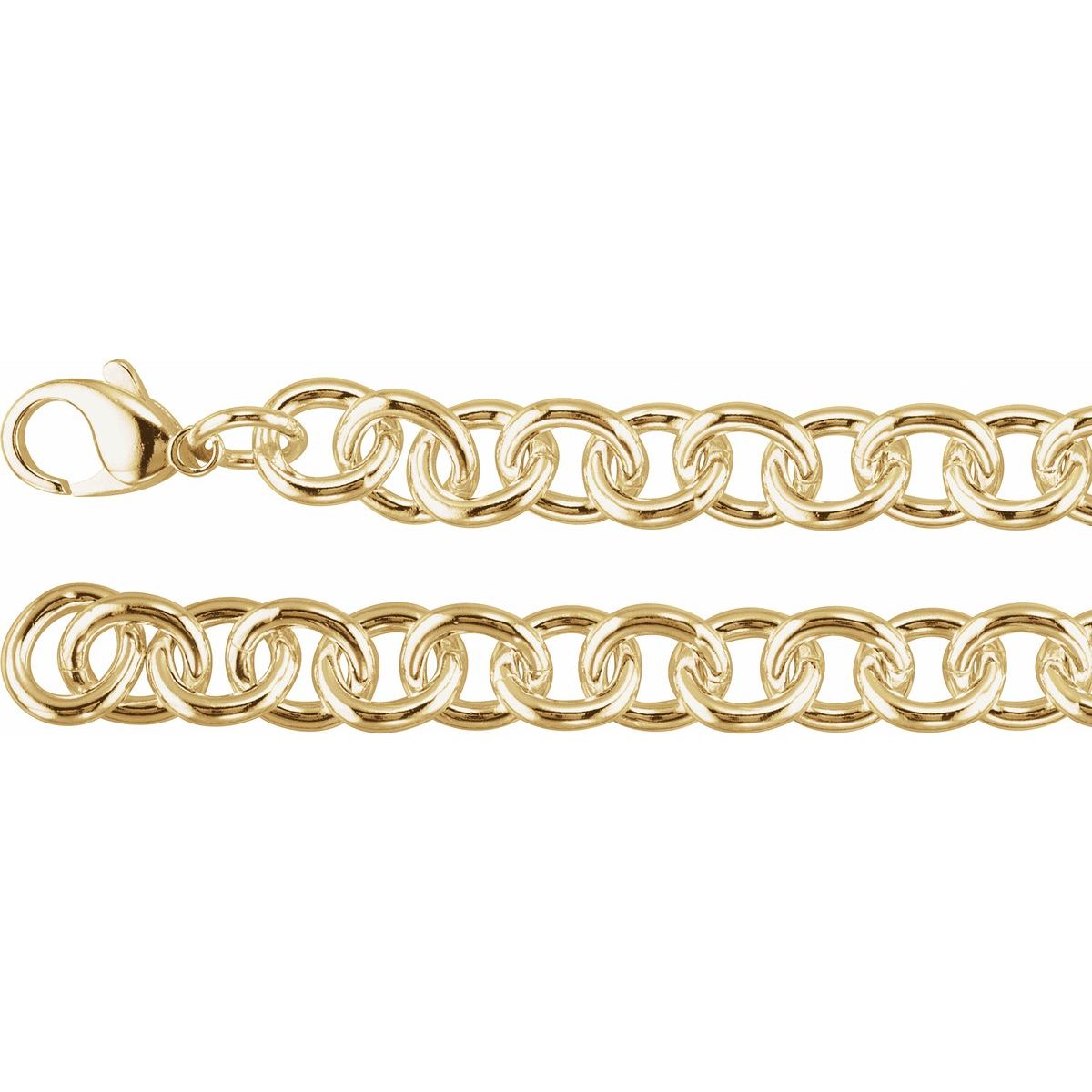 7.75 mm Cable Chain Bracelet (10 Mm / 7 1/2 In) - 14K Yellow Gold-Filled - Series CH440