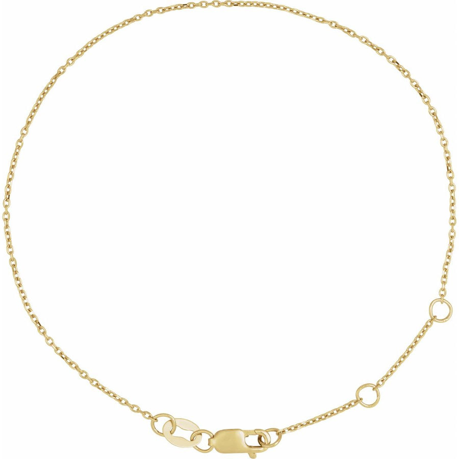 1 mm Cable Chain Bracelet (1 Mm / 6 1/2-7 1/2 In) - gallery - Series CH1101