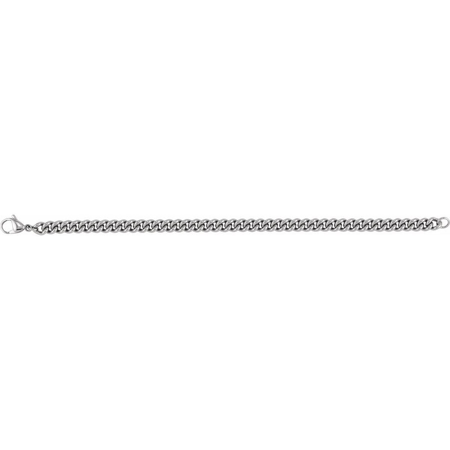 6.3 mm Curb Chain Bracelet (6.3 Mm / 8 In) - gallery - Series CH1272