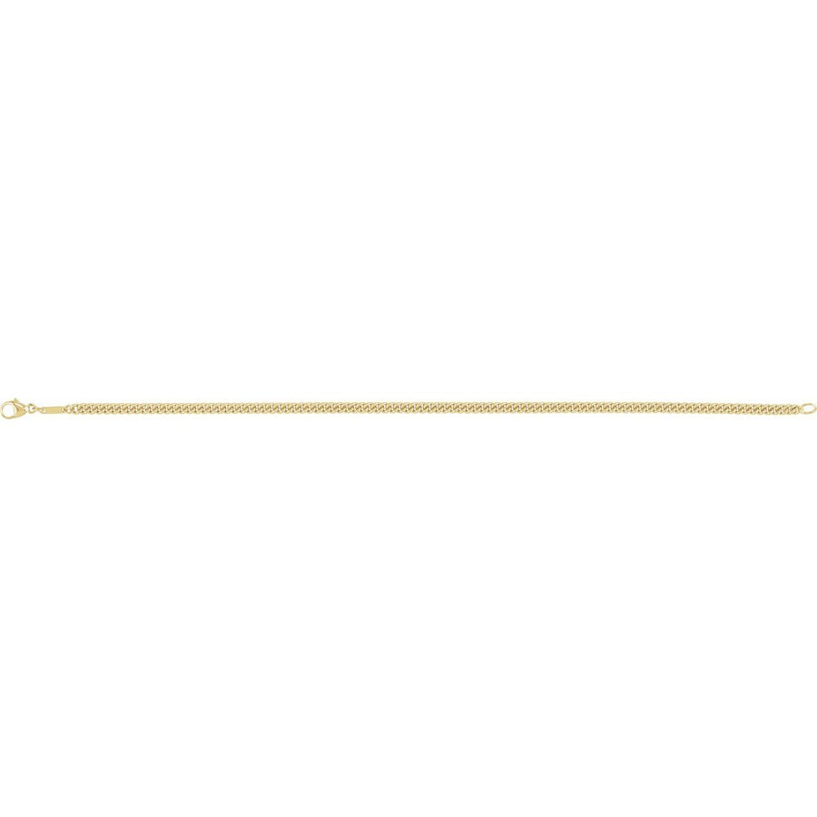 2.9 mm Curb Chain Bracelet (2.9 Mm / 8 In) - gallery - Series CH1274