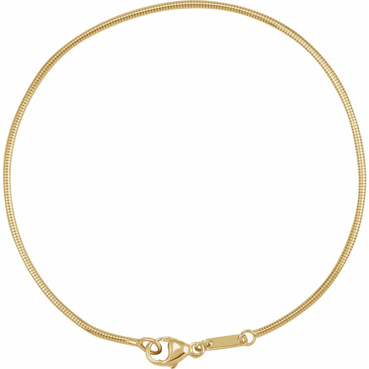 1.2 mm Snake Chain Bracelet (1.2 Mm / 7 In) - gallery - Series CH1271