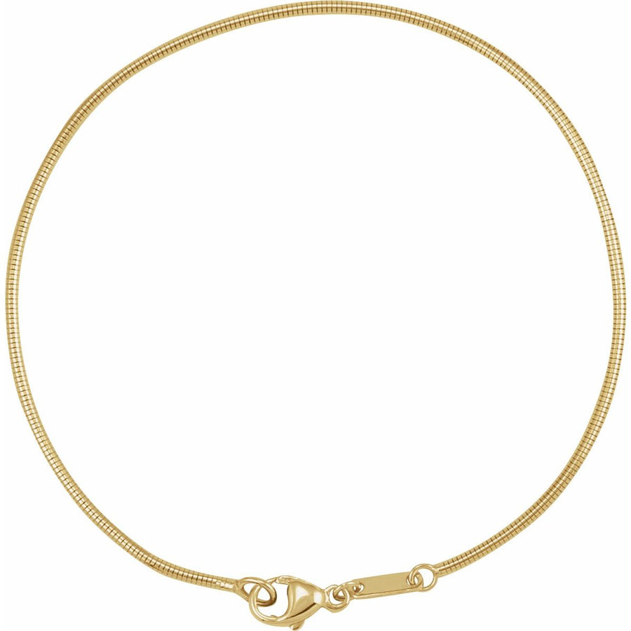 1.2 mm Snake Chain Bracelet (1.2 Mm / 7 In) - gallery - Series CH1271