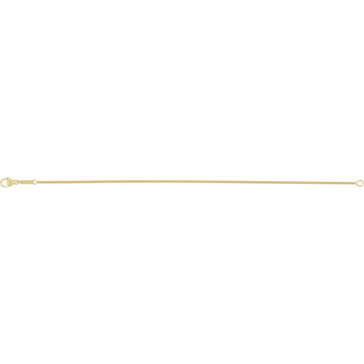 1.2 mm Snake Chain Bracelet (1.2 Mm / 7 In) - gallery - Series CH1271