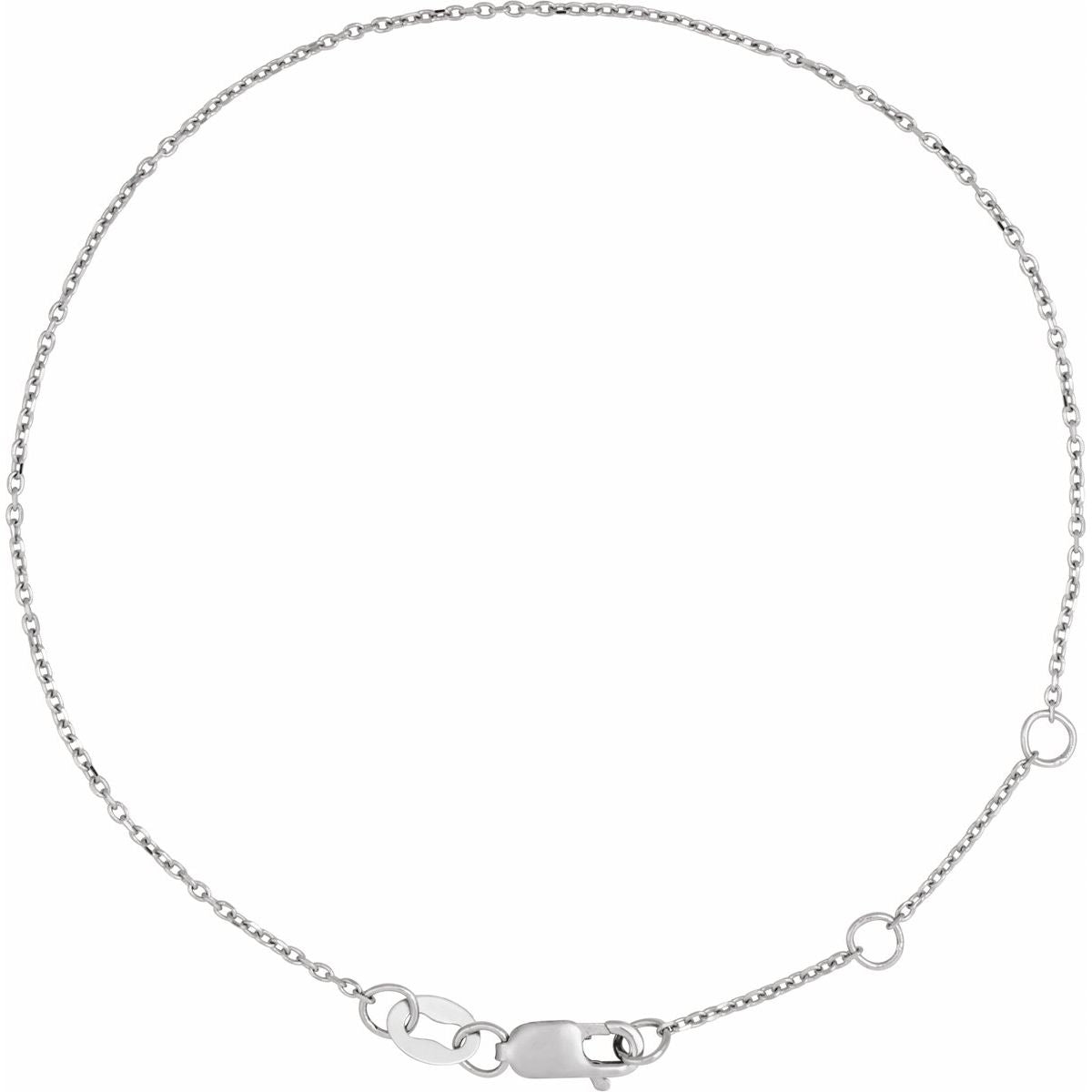 1 mm Cable Chain Bracelet (1 Mm / 6 1/2-7 1/2 In) - gallery - Series CH1101