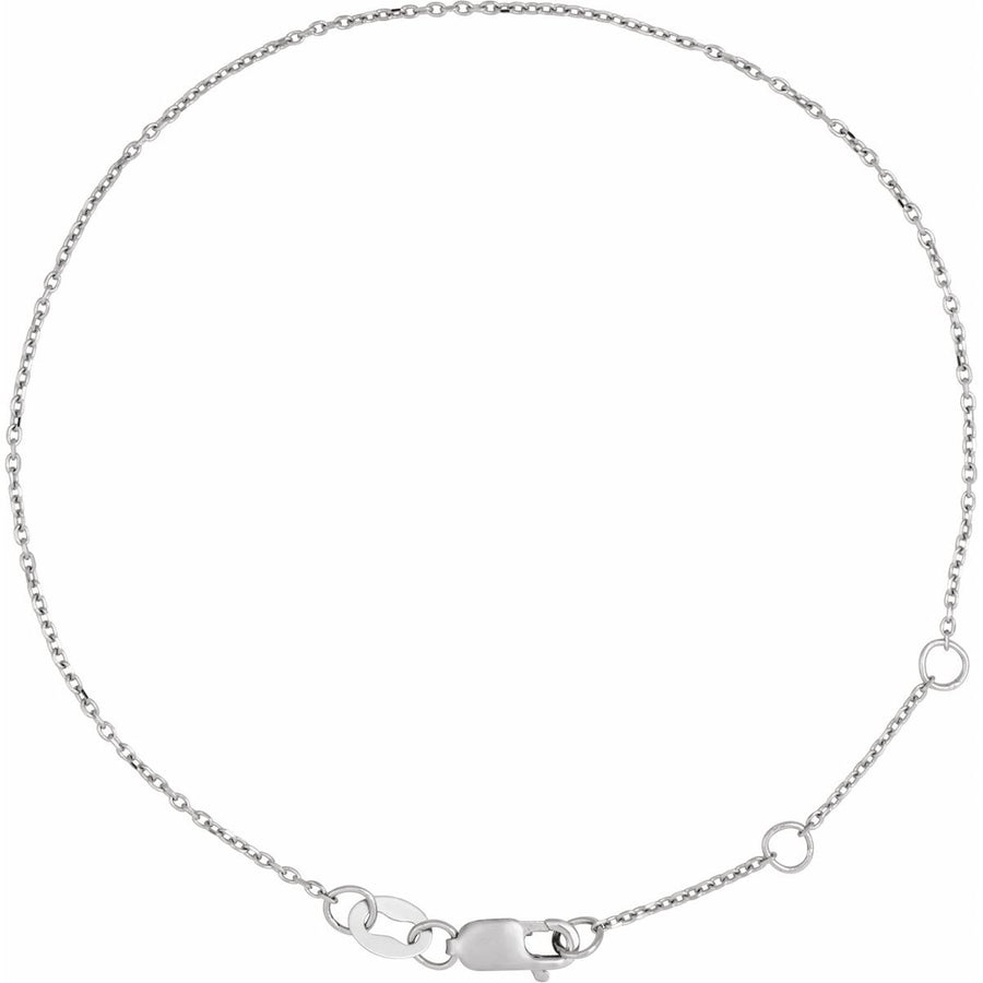 1 mm Cable Chain Bracelet (1 Mm / 6 1/2-7 1/2 In) - gallery - Series CH1101