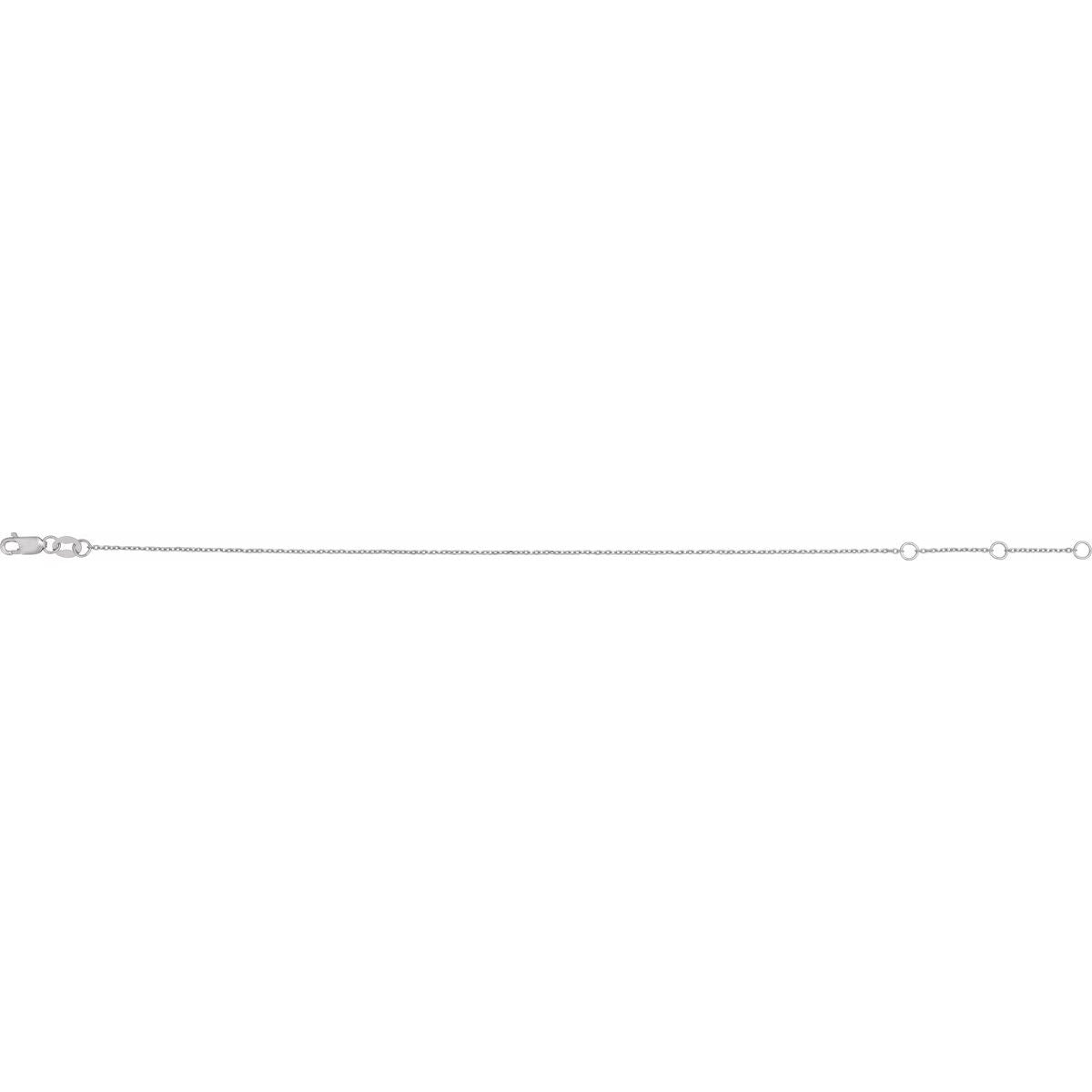1 mm Cable Chain Bracelet (1 Mm / 6 1/2-7 1/2 In) - gallery - Series CH1101