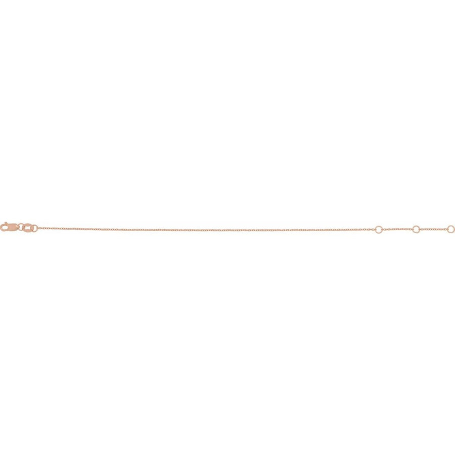 1 mm Cable Chain Bracelet (1 Mm / 6 1/2-7 1/2 In) - gallery - Series CH1101