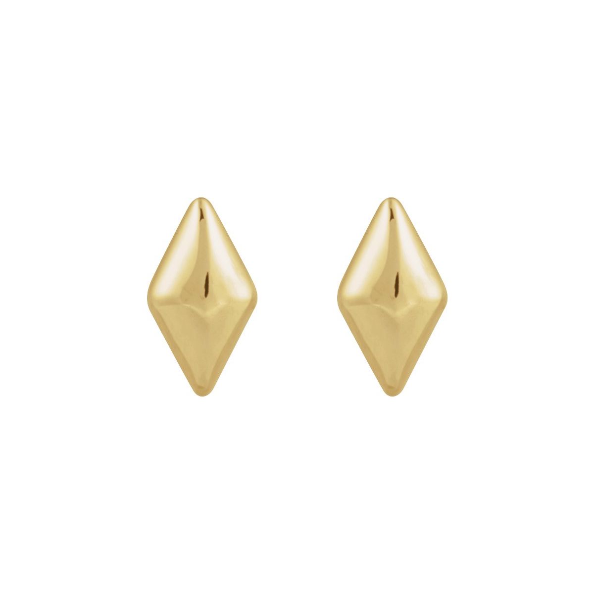 Geometric Stud Earrings (5 X 2.8 Mm)