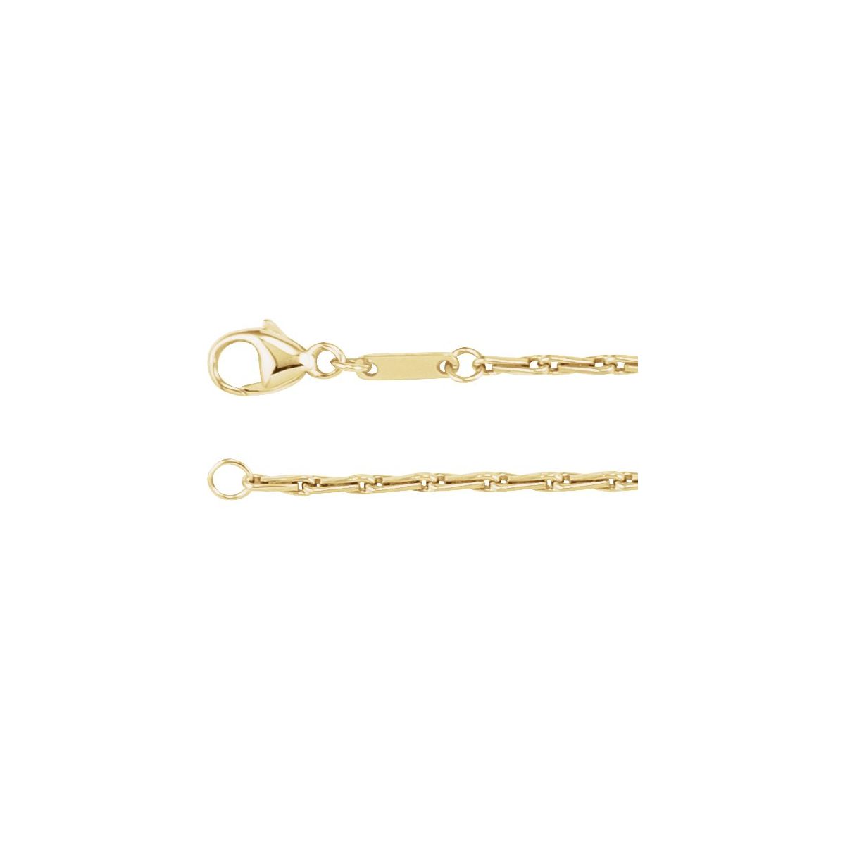 1.5 mm Barleycorn Chain Bracelet (1.5 Mm / 7 In) - Series CH1270