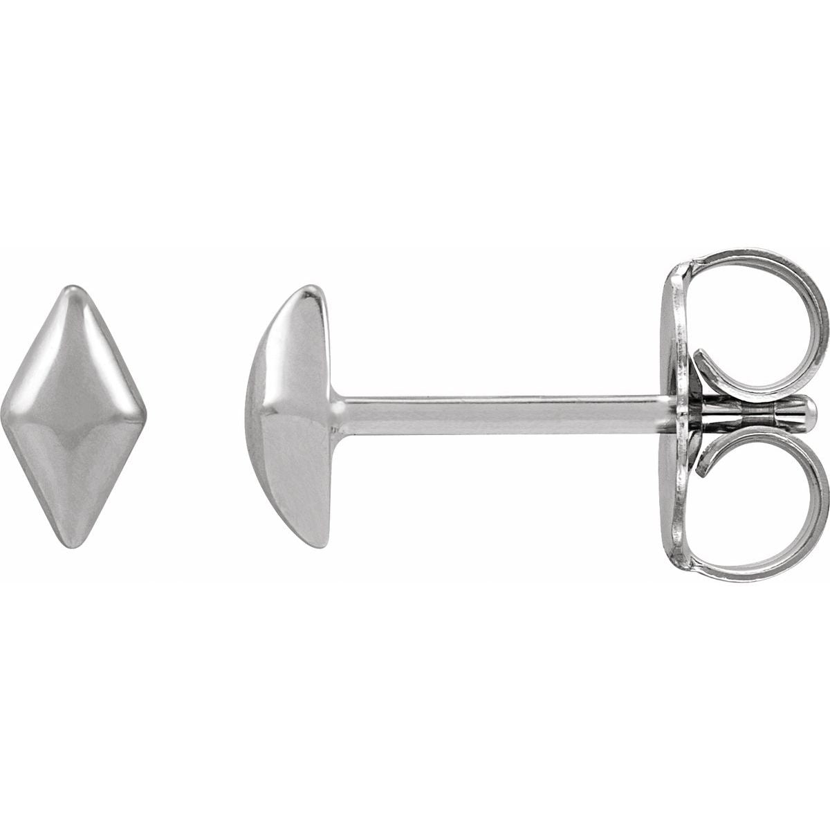 Geometric Stud Earrings (5 X 2.8 Mm)