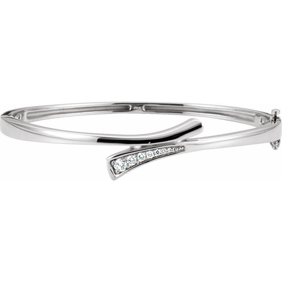 Journey Hinged Bangle Bracelet (10.7 Mm) - gallery - Series 65468