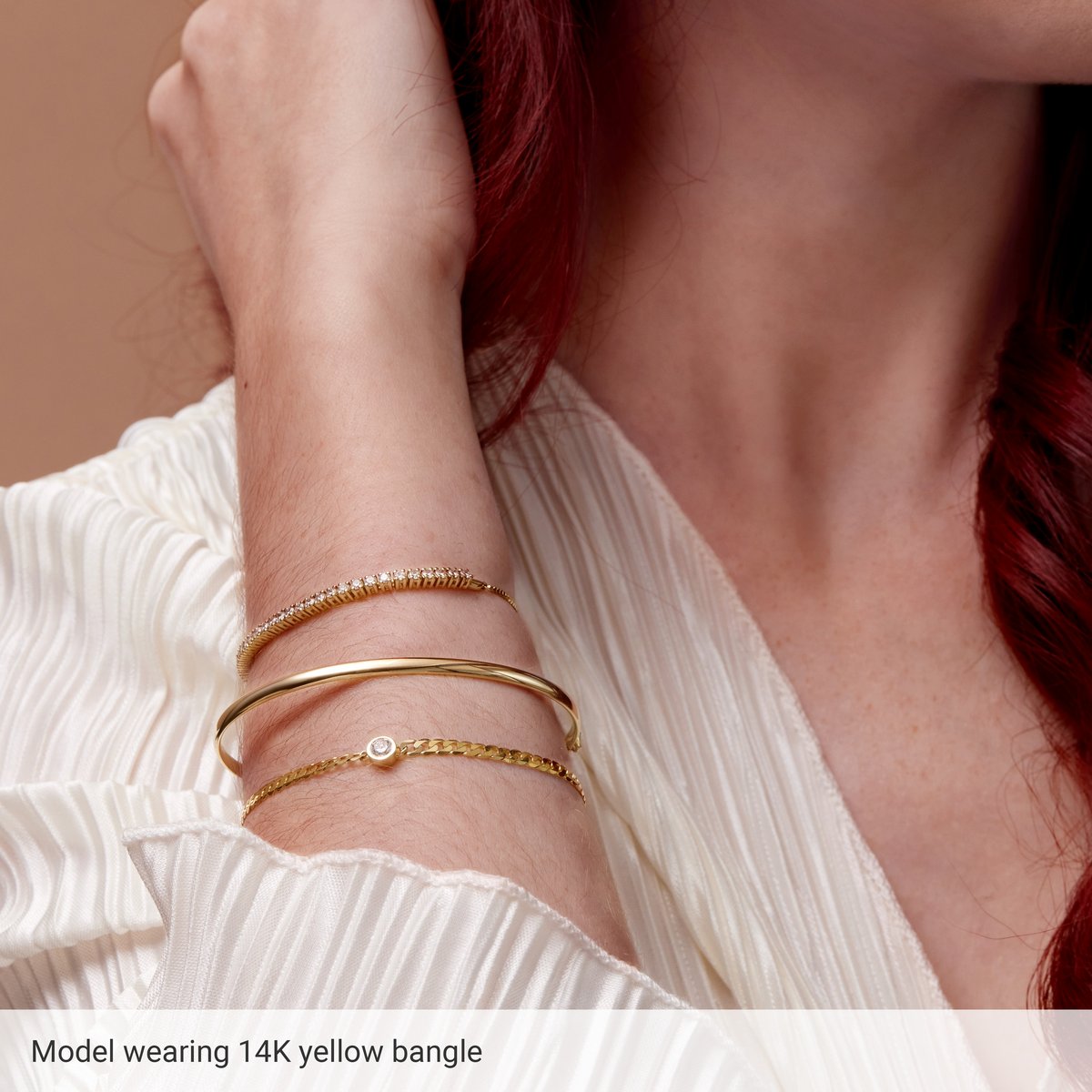 Endless Bangle Bracelet (2.85 Mm) - gallery - Series BRC954
