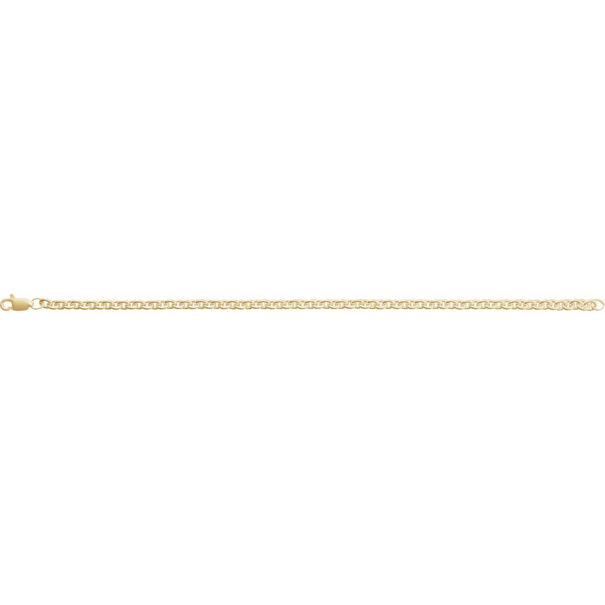 2.8 mm Cable Chain Bracelet (4 Mm / 7 In) - gallery - Series CH1226