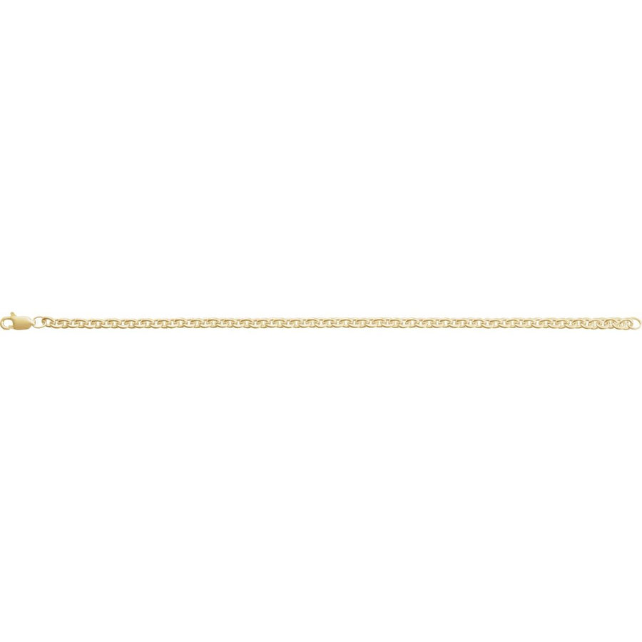2.8 mm Cable Chain Bracelet (4 Mm / 7 In) - gallery - Series CH1226