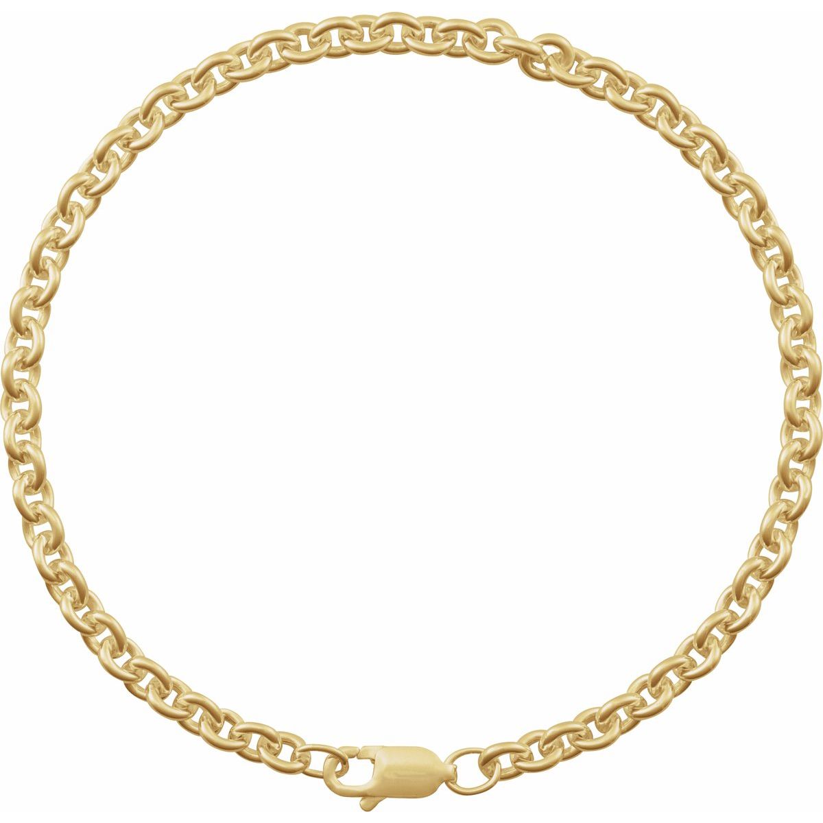 2.8 mm Cable Chain Bracelet (4 Mm / 7 In) - gallery - Series CH1226