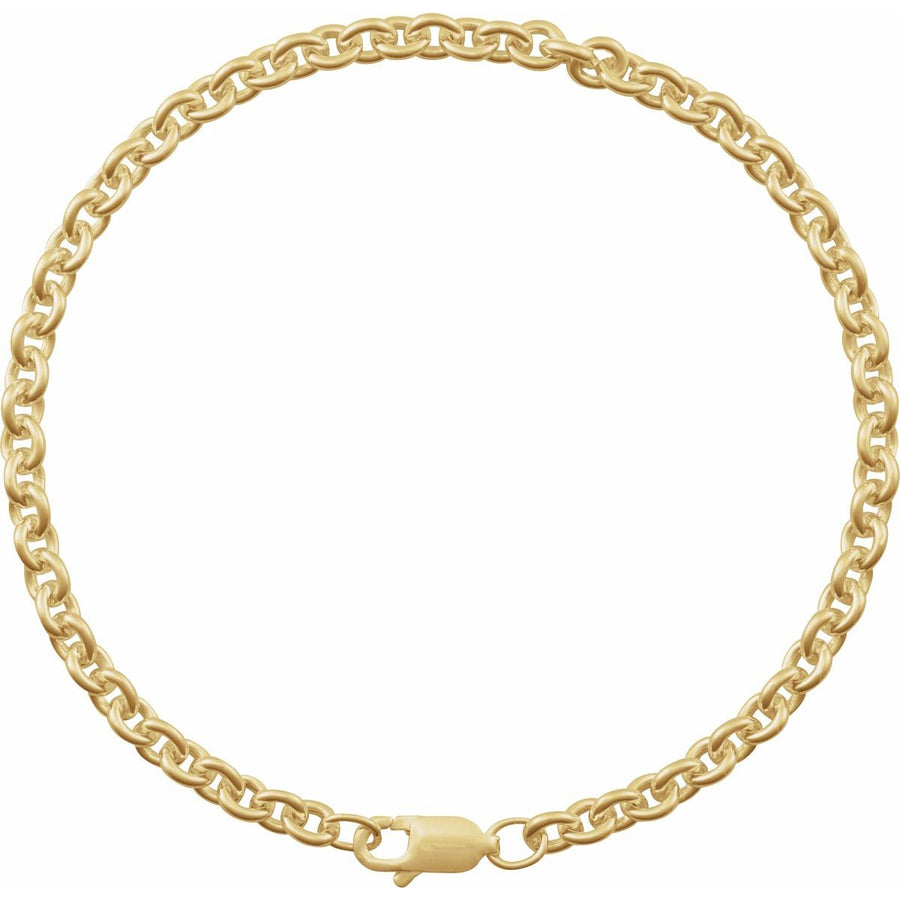 2.8 mm Cable Chain Bracelet (4 Mm / 7 In) - gallery - Series CH1226