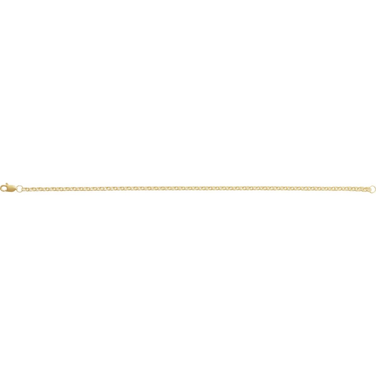 2.8 mm Cable Chain Bracelet (2.4 Mm / 7 In) - gallery - Series CH1225
