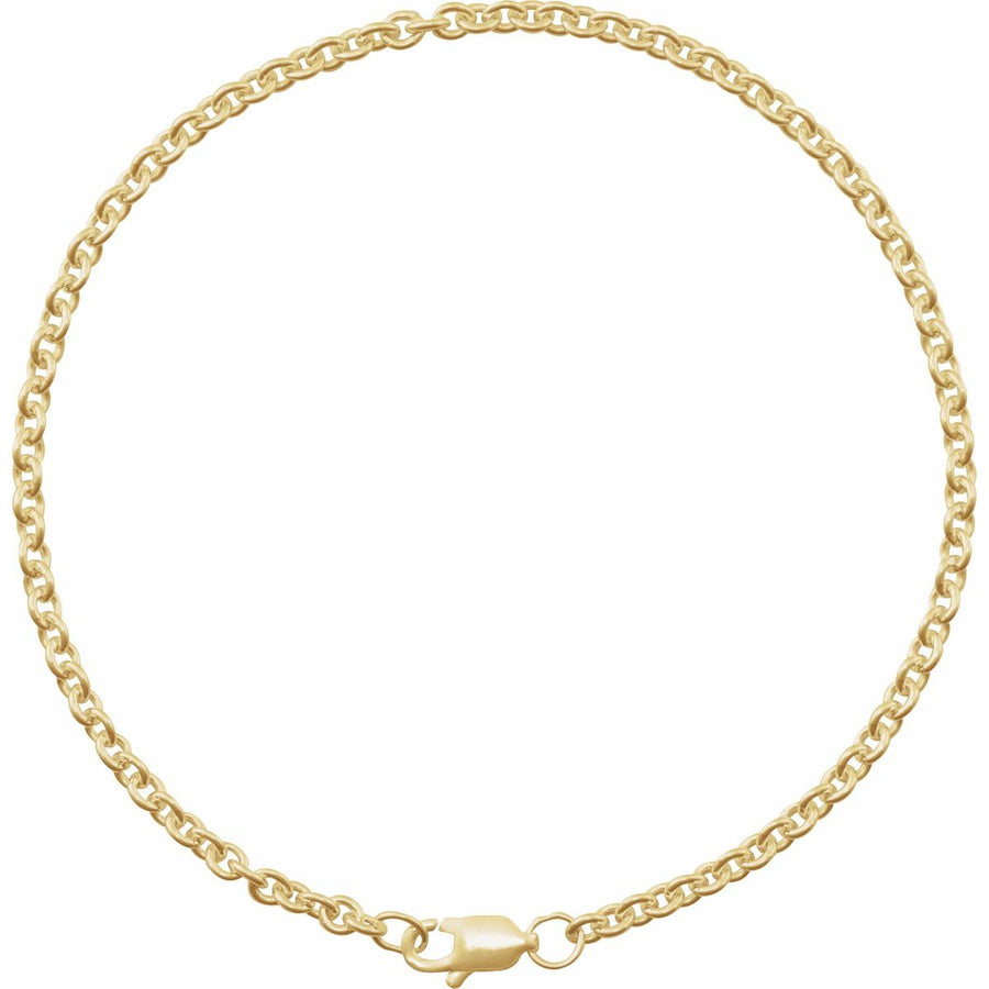 2.8 mm Cable Chain Bracelet (2.4 Mm / 7 In) - gallery - Series CH1225