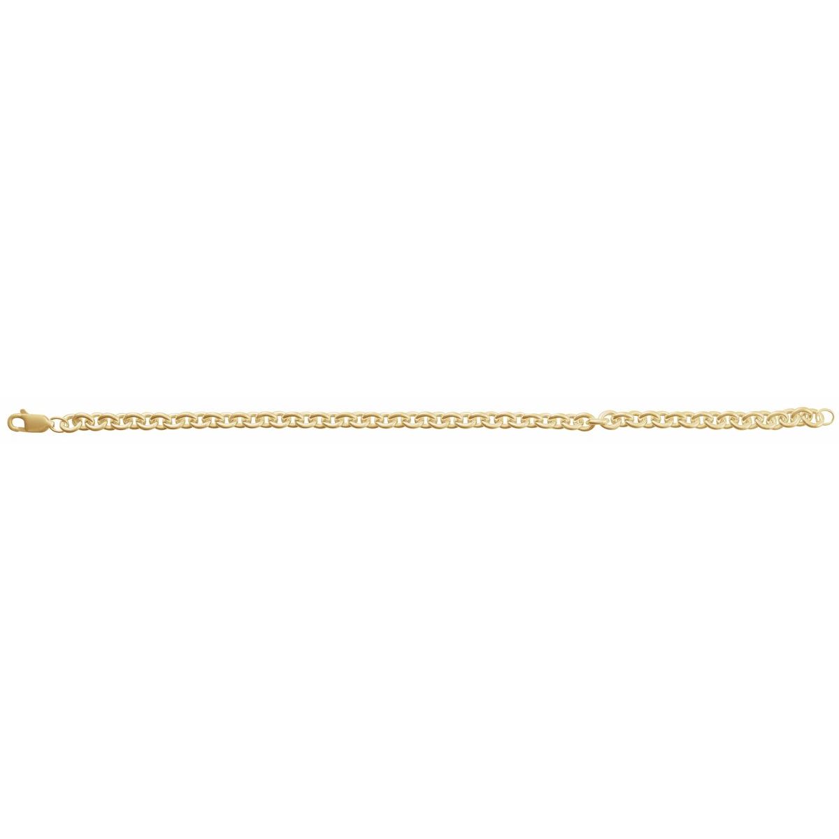 2.8 mm Cable Chain Bracelet (4.4 Mm / 7 In) - gallery - Series CH1224