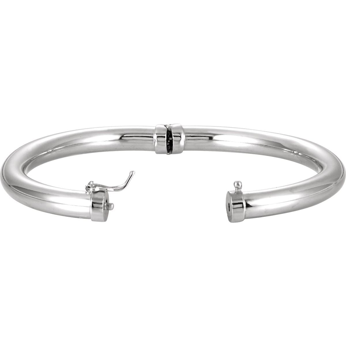 Hinged Bangle Bracelet (6 Mm) - gallery - Series BRC689