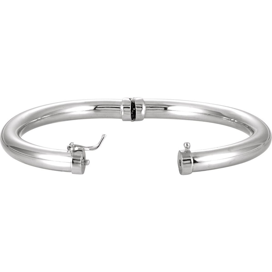 Hinged Bangle Bracelet (6 Mm) - gallery - Series BRC689