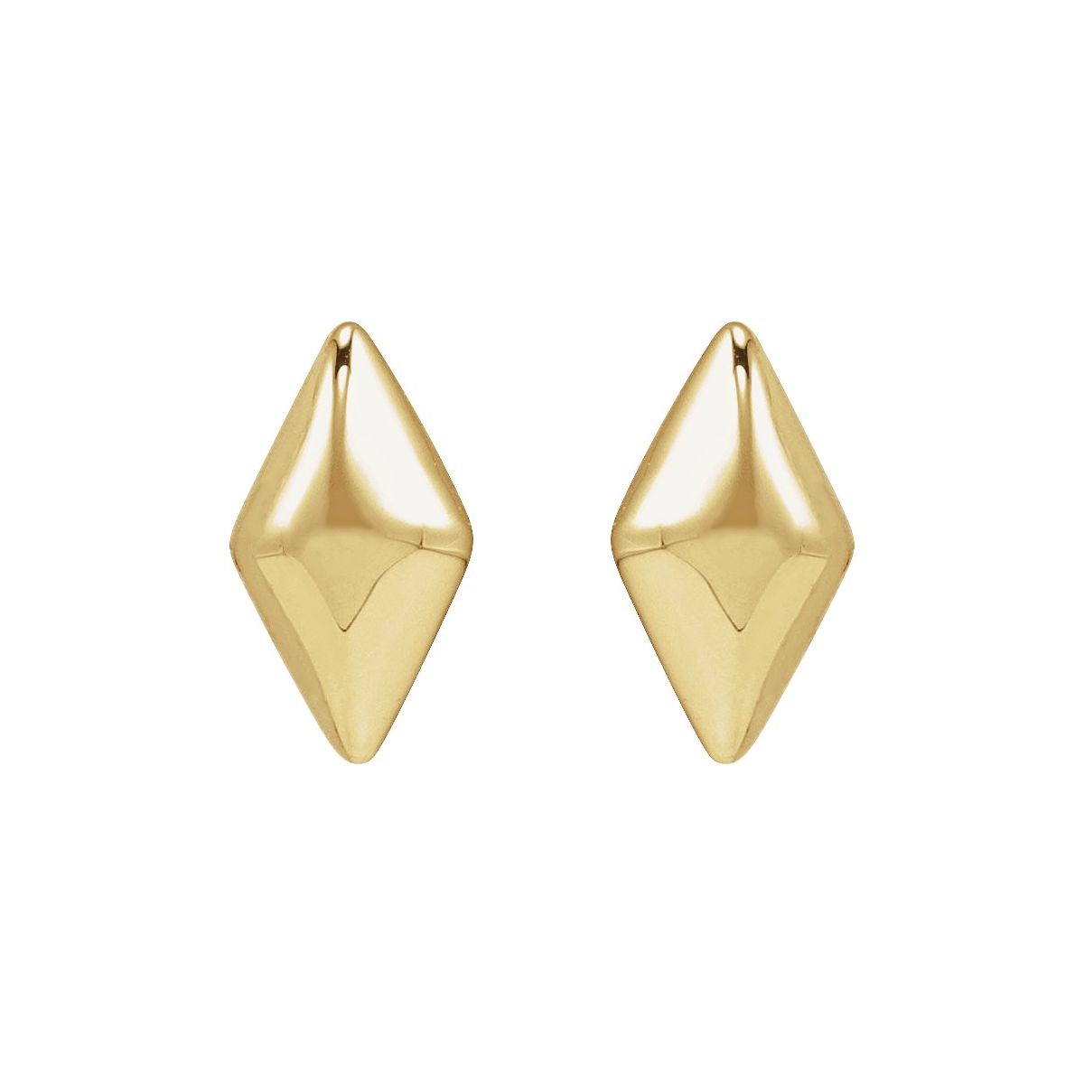 Geometric Stud Earrings (5 X 2.8 Mm)