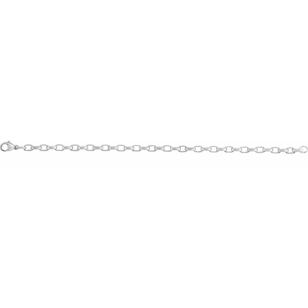 4.08 mm Rolo Chain Bracelet (4.08 Mm / 7 In) - gallery - Series CH1312