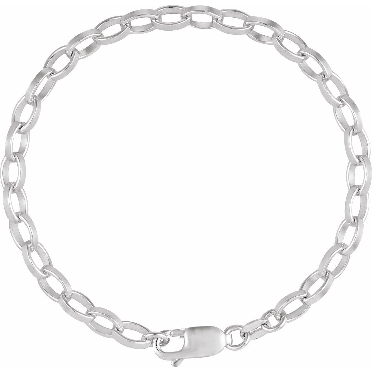 5 mm Rolo Chain Bracelet (5 Mm / 7 In) - gallery - Series CH1297