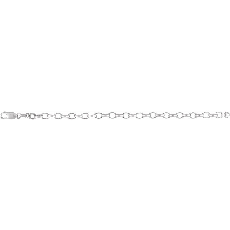 5 mm Rolo Chain Bracelet (5 Mm / 7 In) - gallery - Series CH1297