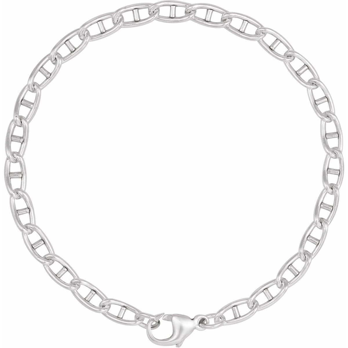 3.8 mm Anchor Chain Bracelet (3.8 Mm / 7 In) - gallery - Series CH1316