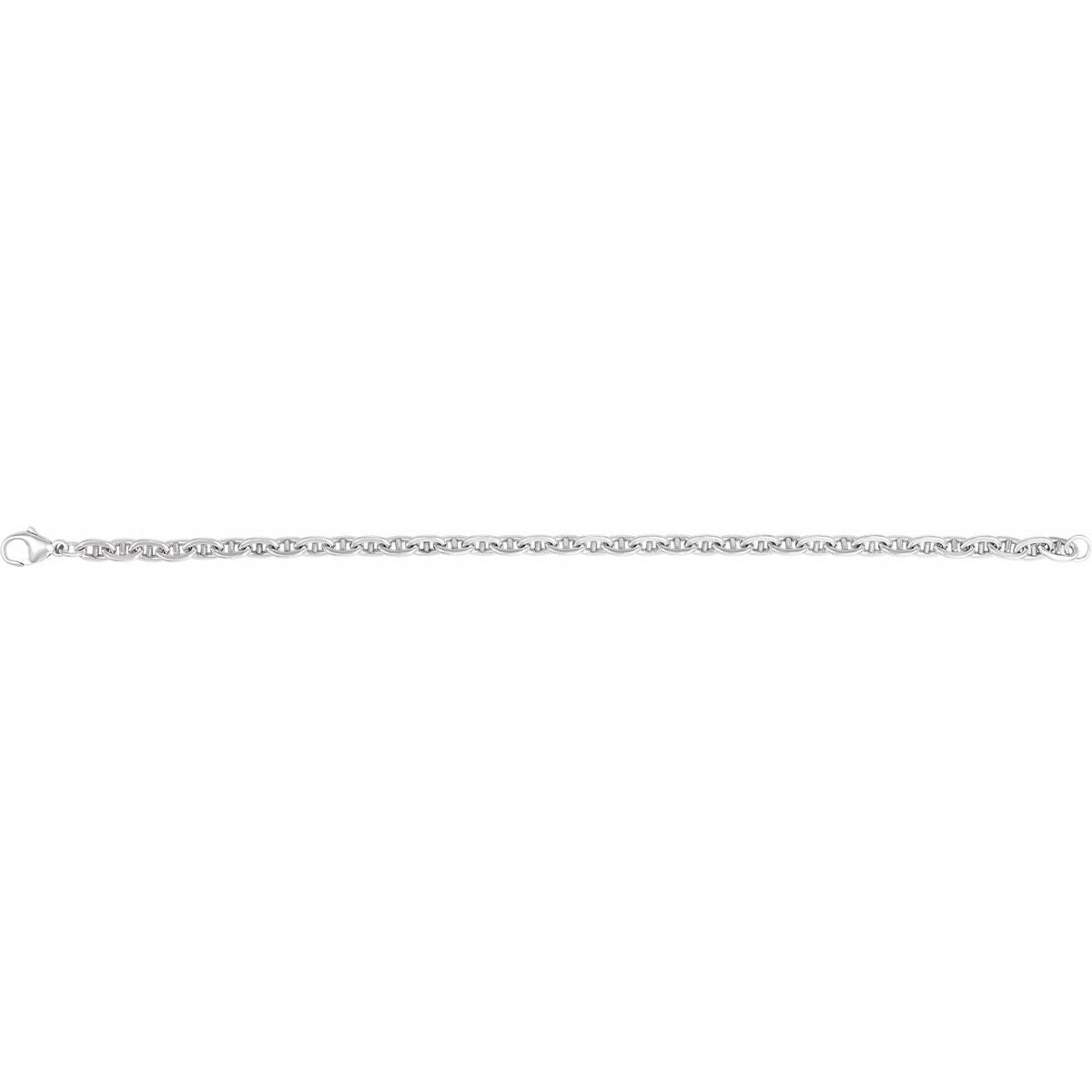 4.5 mm Curbed Anchor Chain Bracelet (4.5 Mm / 7 In) - gallery - Series CH1309