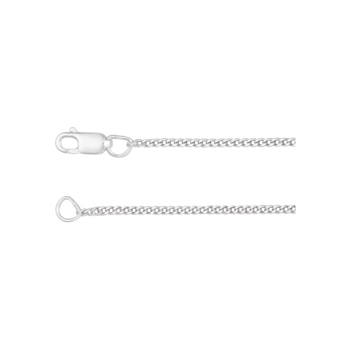 1.35 mm Diamond-Cut Curb Chain Bracelet (1.35 Mm / 7 In) - Series CH1304