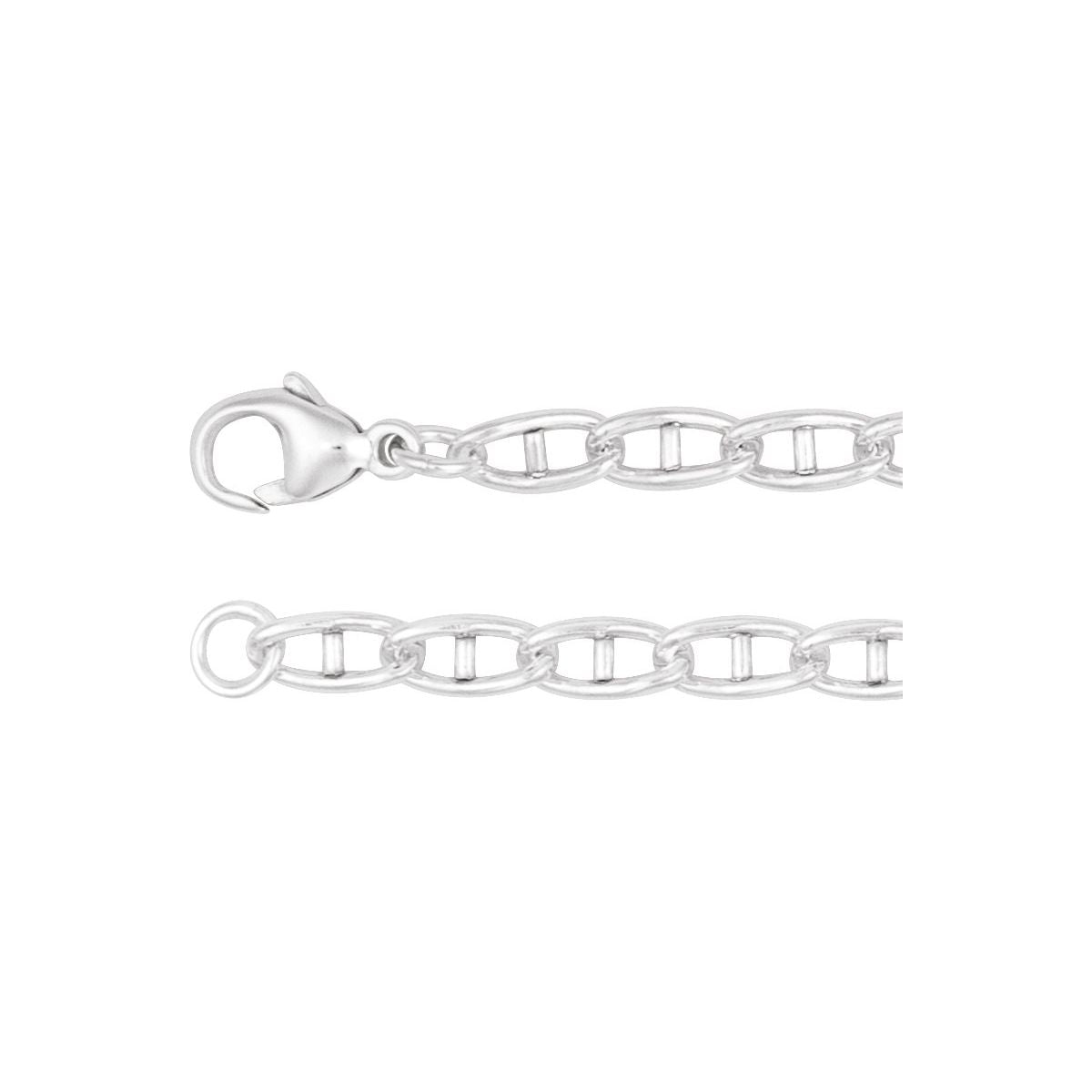 3.8 mm Anchor Chain Bracelet (3.8 Mm / 7 In) - Sterling Silver - Series CH1316